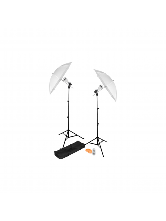 Westcott Kit ombrello LED a 2 luci con presa singola