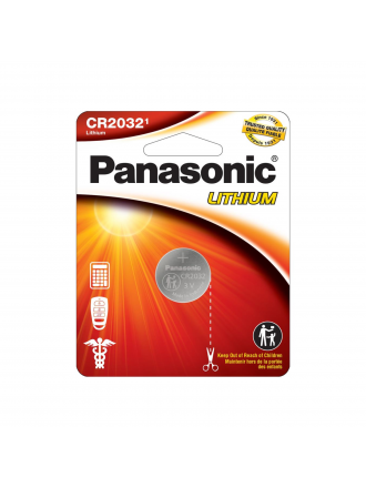 Panasonic 2032 3V Batteria al litio a bottone 1 confezione
