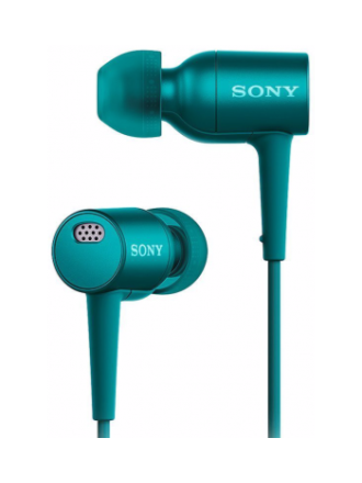 Sony MDR-EX750NA - Auricolari con microfono - in-ear - cancellazione attiva del rumore - jack da 3,5 mm - blu viridian