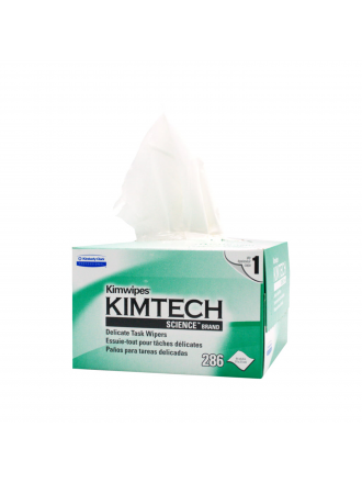 Kimberly-Clark 34120 Kimwipes 1-Ply Delicate Task Wipes, 4.4" x 8.2", Confezione da 286