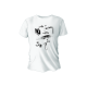T-shirt EP a manica corta in cotone con microfono per fotocamera - Bianco - Taglia L