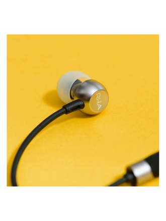 RHA MA390 Cuffie intrauricolari senza fili: Auricolari Bluetooth a isolamento acustico a prova di sudore
