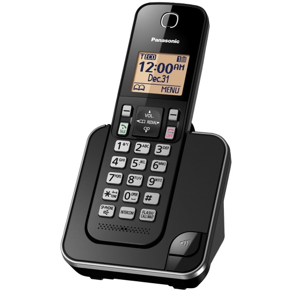 Panasonic KXTGC380B Telefono cordless a 1 ricevitore