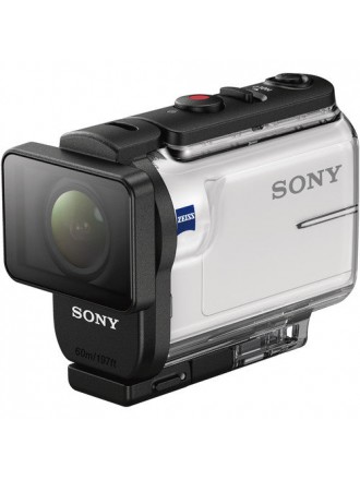 Sony Sony HDRAS300/W Action Cam - Action camera - montabile - 1080p / 60 fps - 8,57 MP - Carl Zeiss - Wi-Fi, NFC, Bluetooth - subacquea fino a 197 ft