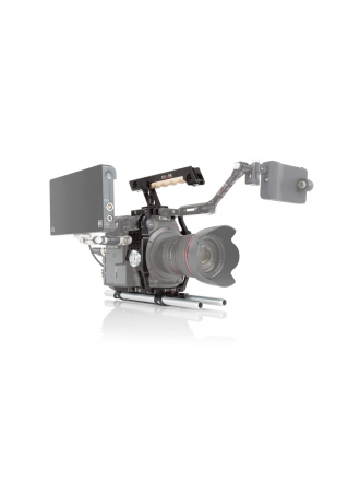 Gabbia SHAPE con piastra di base, impugnatura superiore e aste LWS da 15 mm per Canon EOS C200