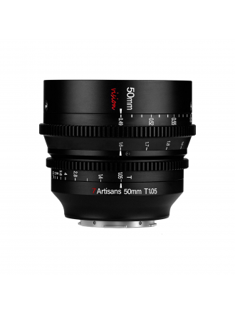 7artisans Photoelectric 50mm T1.05 Vision Cine Lens per Micro Four Thirds Mount