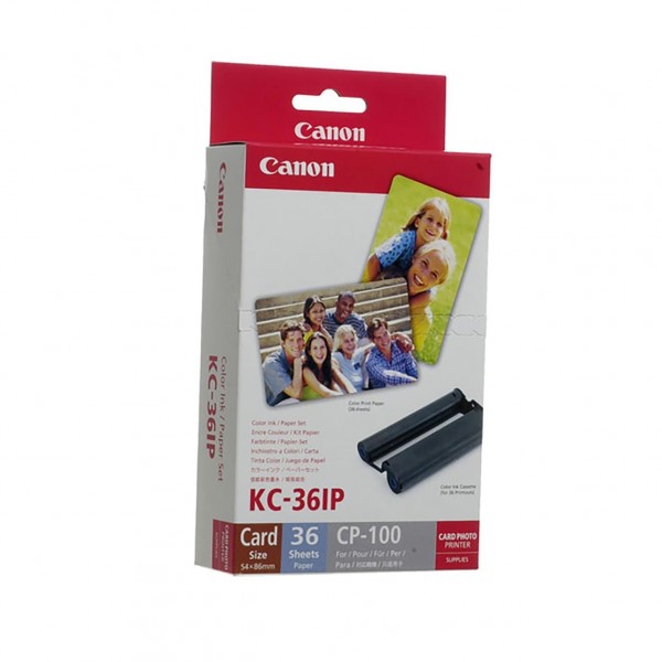 Set carta/inchiostro a colori Canon KC36IP