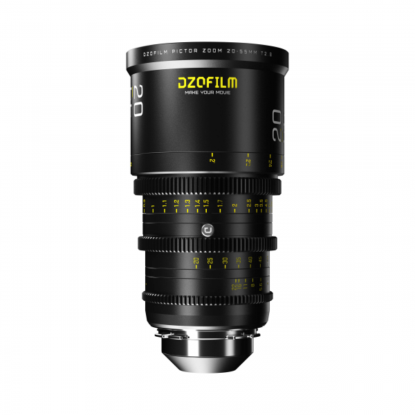 Obiettivo zoom parafocale Super35 DZOFilm Pictor da 20 a 55 mm T2.8 (attacco PL e EF)