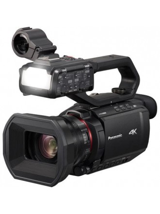 Panasonic HC-X2000 Videocamera professionale 4K con zoom ottico 24x, streaming live HD WiFi, uscita 3G SDI e impugnatura staccabile VW-HU1