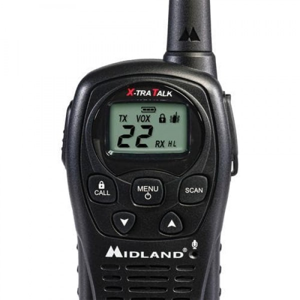 Midland LXT500VP3, radio a 2 vie a 22 canali (coppia)