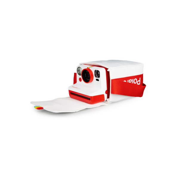 Borsa Polaroid Now - Bianca e rossa