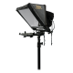 Teleprompter ikan Elite per tablet e iPad con supporto luminoso