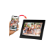 Sylvania 10" LED Touch Screen Cornice digitale con Wi-Fi e Cloud