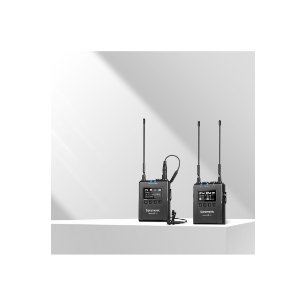 Saramonic UWMIC9S KIT1 Sistema di microfoni omnidirezionali wireless per montaggio su telecamera (da 514 a 596 MHz)