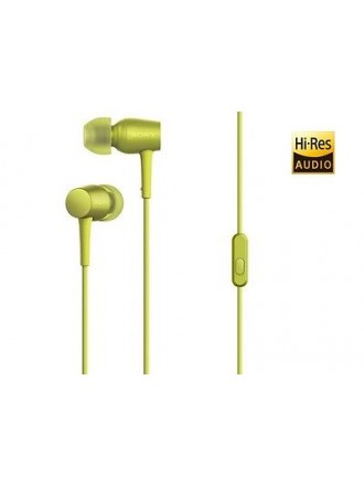 Sony MDR-EX750NA - Auricolari con microfono - in-ear - cancellazione attiva del rumore - jack da 3,5 mm - giallo lime