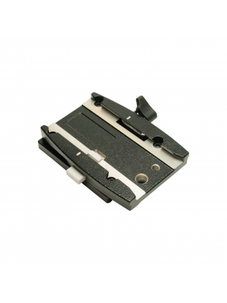 Piastra adattatore QR MILLER per il montaggio su solopiede e base piana per adattarsi alla piastra della fotocamera (1204)