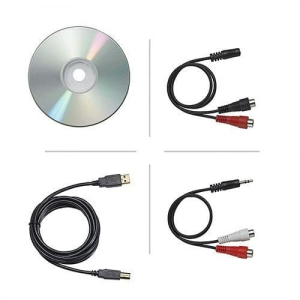 Audio-Technica AT-LP120-USB Giradischi professionale a trazione diretta con USB - Argento