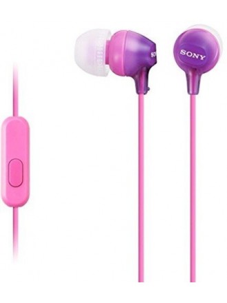 Sony MDR-EX15AP/V Cuffie intrauricolari con microfono - Viola