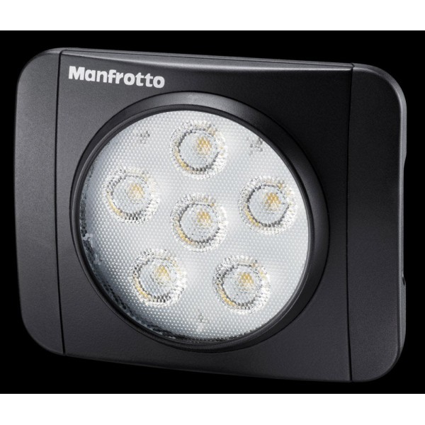 Manfrotto MLUMIEARTB Lumie Art 6-Light LED con attacco Hot Shoe e filtri