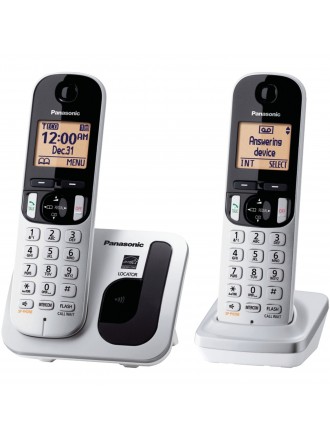 Panasonic KXTGC212S Telefono cordless a 2 portatili