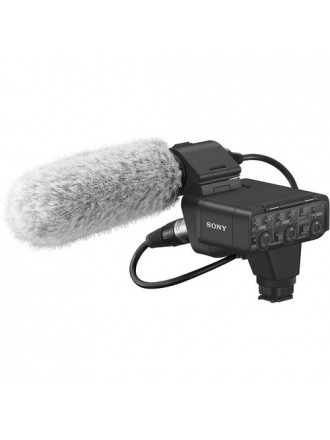 Kit adattatore audio digitale XLR-K3M a doppio canale con microfono Shotgun di Sony