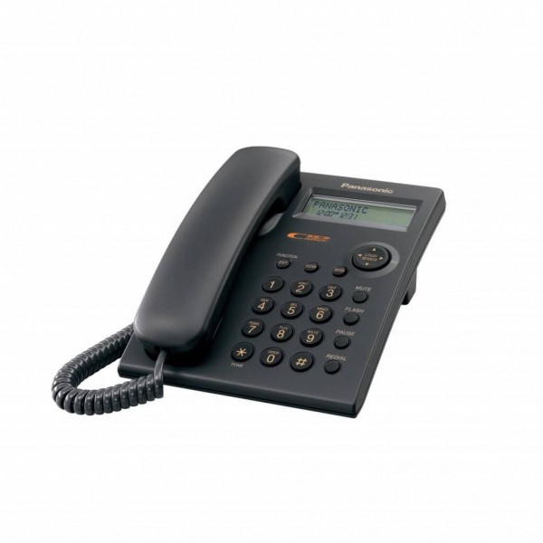 Panasonic KX-TSC11B Telefono a filo con ID chiamante, nero