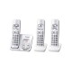 Panasonic KXTGD593W Telefono cordless a 3 microtelefoni - Bianco