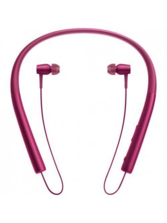 Sony MDR-EX750BT - Auricolari con microfono - in-ear - montaggio dietro il collo - wireless - Bluetooth - NFC - rosa bordeaux