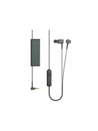 Sony MDR-EX750NA - Auricolari con microfono - in-ear - cancellazione attiva del rumore - jack da 3,5 mm - nero antracite