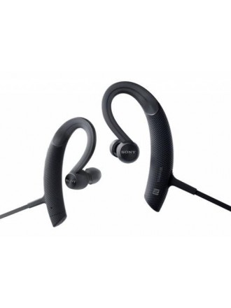 Sony Sony MDR-XB80BS - Sport - auricolari con microfono - in-ear - montaggio over-the-ear - wireless - Bluetooth - NFC - nero