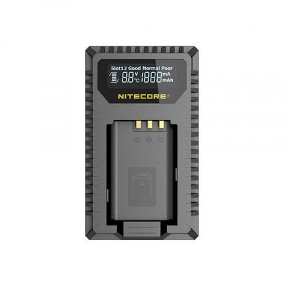 Nitecore USN2 Caricabatterie USB Sony a doppio slot per batteria NP-BX1
