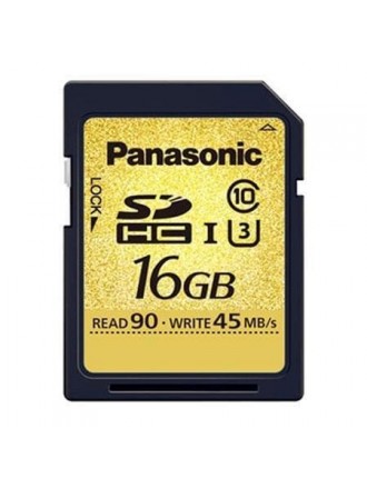 Scheda di memoria Panasonic 16GB Gold Series SDHC UHS-I U3 Classe 10