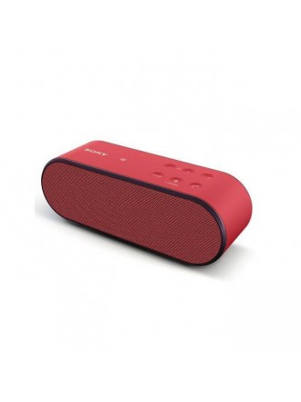 Sony SRS-X2/RED - Sistema di altoparlanti Bluetooth portatile a 2 canali con tecnologia Bass Reflex - Rosso